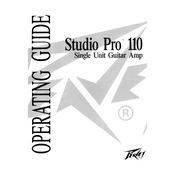 Peavey Studio Pro 110 Amplifier manual cover