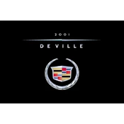 Cadillac DeVille 2001 manual cover