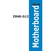 ASUS Z9NR-D12 Motherboard manual cover