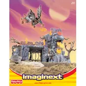 Fisher Price Mattel Imaginext Dragonkeeper Dungeon B8792 Toy manual cover