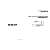 Toshiba RAS-30BAVS-A Air Conditioner manual cover