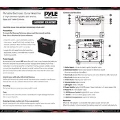 Pyle PGTAMPL128B Amplifier manual cover