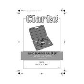 Clarke 1801700 CHT700 Blind Bearing Puller Set manual cover