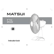 Matsui MF222W manual cover