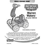 Fisher Price Mattel Rescue Heroes Vehicle Response Squad Warren Waters C4342 Toy manual cover