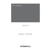 De Dietrich DRS2022J Freezer manual cover