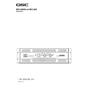 QSC RMX 5050 manual cover