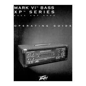 Peavey Mark VI Bass XP Series Mixer manual cover