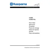 Husqvarna K3000 Wet Saw manual cover