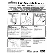 Fisher Price Mattel Fun Sounds Tractor 93519 Toy manual cover