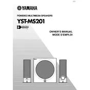 Yamaha YST-MS201 Speaker manual cover