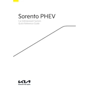 Kia Sorento PHEV Car Infotainment 2023 SUV manual cover