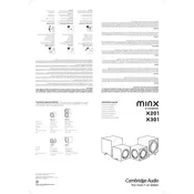 Cambridge Audio Minx X201 Speaker manual cover