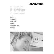 Brandt FV1245X Oven manual cover