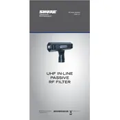 Shure UAPF-X1 Power Supply manual cover