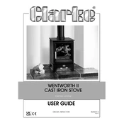 Clarke 6910132 Wentworth 2 Cast Iron Stove manual cover