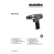 Metabo DMH 30 Set Hammer manual cover