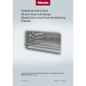 Miele HR 1954-3 LP DF Speed Oven Range manual cover