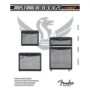 Fender Mustang III V.2 2300300000 120V 60Hz Amplifier manual cover