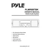 Pyle PLMR8BTBK Radio manual cover