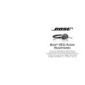 Bose OE2i Audio Headphones manual cover