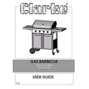 Clarke 6925305 BBQ4 Gas Barbecue User manual cover