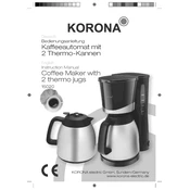 Korona 15020 Coffee Maker manual cover