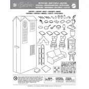 Barbie Mattel Townhouse K6290 Toy manual cover