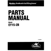 Subaru EY15-2B Engine manual cover