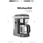 KitchenAid KCM1209 Coffee Maker manual cover