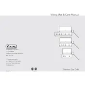 Viking VGBQ3002RE1 Grill manual cover