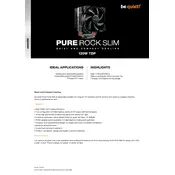 be quiet! Pure Rock Slim 120W TDP Cooler manual cover