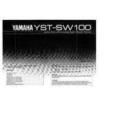 Yamaha YST-SW100 Subwoofer manual cover