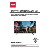 RCA RT4201 TV manual cover