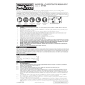 Sealey S01169 Extractor manual cover