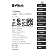 Yamaha EPH-22 Earphones manual cover