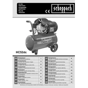 Scheppach HC52dc 5906101901 Compressor manual cover