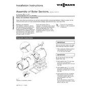 Viessmann Vitocrossal 300 CT3 Series Assembly of Boiler Sections Boiler manual cover