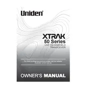 Uniden XTRAK 50 Pro Transceiver manual cover