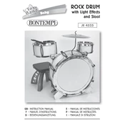 Bontempi JE 4525 Rock Drum manual cover