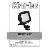 Clarke 4003535 CL6PIR Security Light manual cover