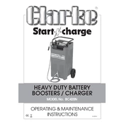 Clarke 6225051 BC420N Heavy Duty Battery Booster Charger manual cover