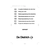 De Dietrich DOP450BE1 Oven manual cover