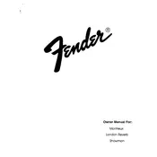 Fender London Reverb 2-10 Deluxe Amplifier manual cover