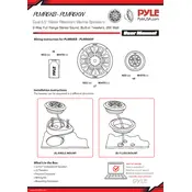 Pyle PLMR6KB Speaker manual cover