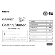 Canon Pixma iP4820 Series manual cover