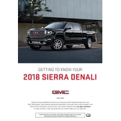 GMC Sierra Denali 2018 manual cover