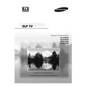 Samsung HL-S5088W TV manual cover