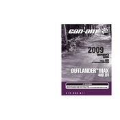 Can-Am Outlander Max 400 EFI 2009 Vehicle manual cover