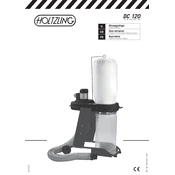 Holtzling DC 120 3906301929 Dust Collector manual cover